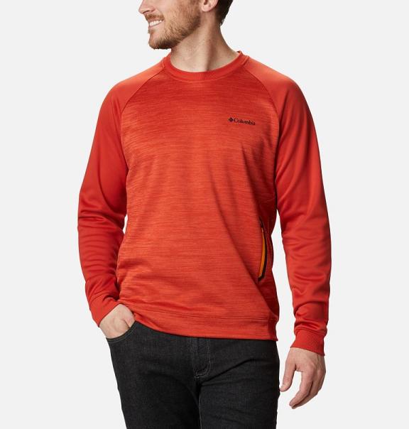 Columbia Tech Trail Hoodies Red For Men's NZ16243 New Zealand